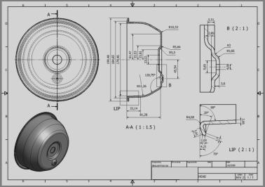 2D drafting, 3D Drafting, 3D Modeling, Engineering Drawings, Machine Drawings